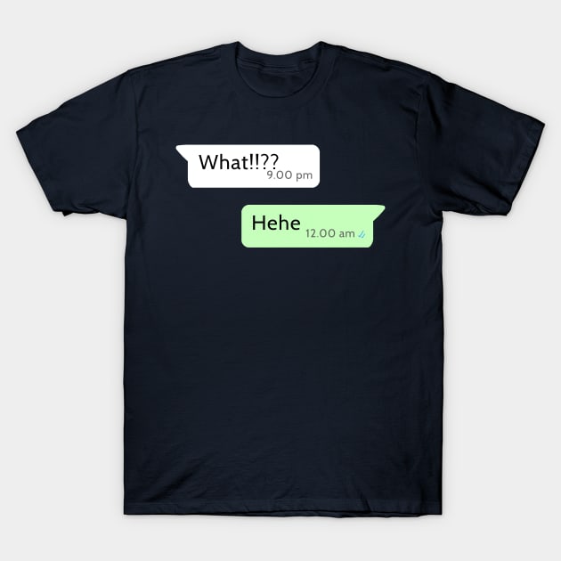 Lazy Whatsapp Chat T-Shirt by PreeTee 